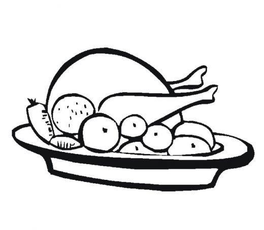 Meal Thanksgiving S For Kids535c Coloring Page