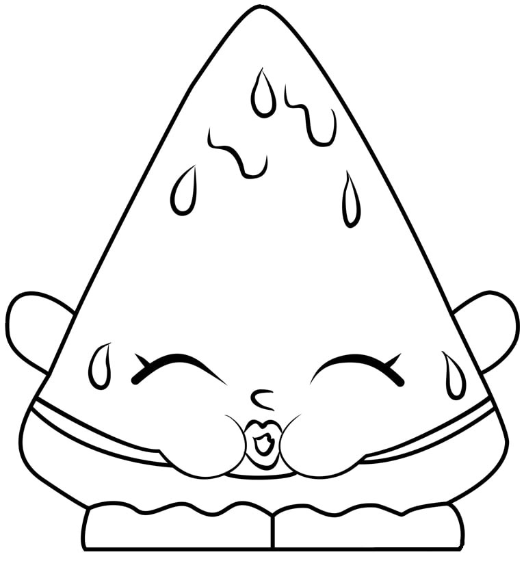 MELONIE PIPS Shopkin Coloring Page