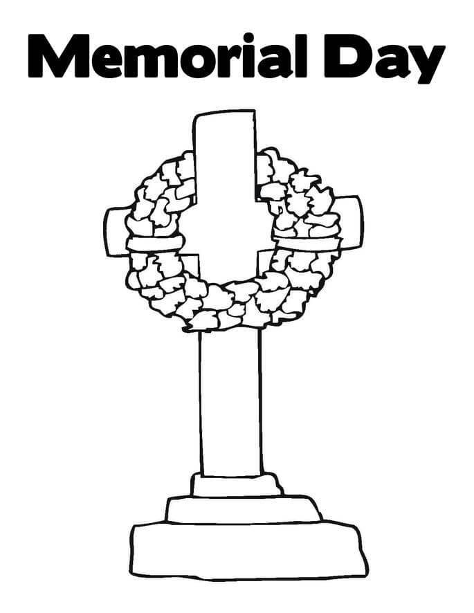 Memorial Day 7 Coloring Page