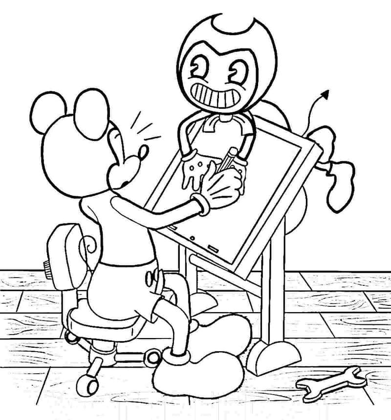 Mickey and Bendy