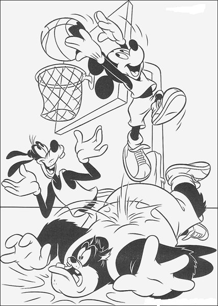 Mickey Is A Mvp Disney 7c9c Coloring Page