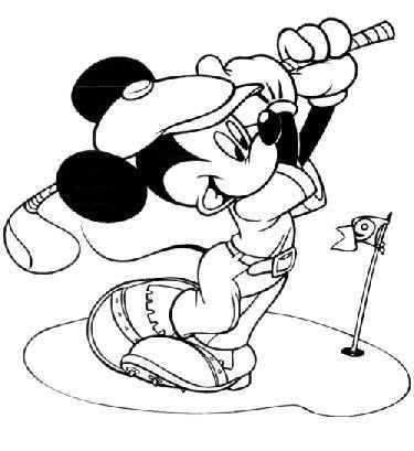 Mickey Plays Golf Disney