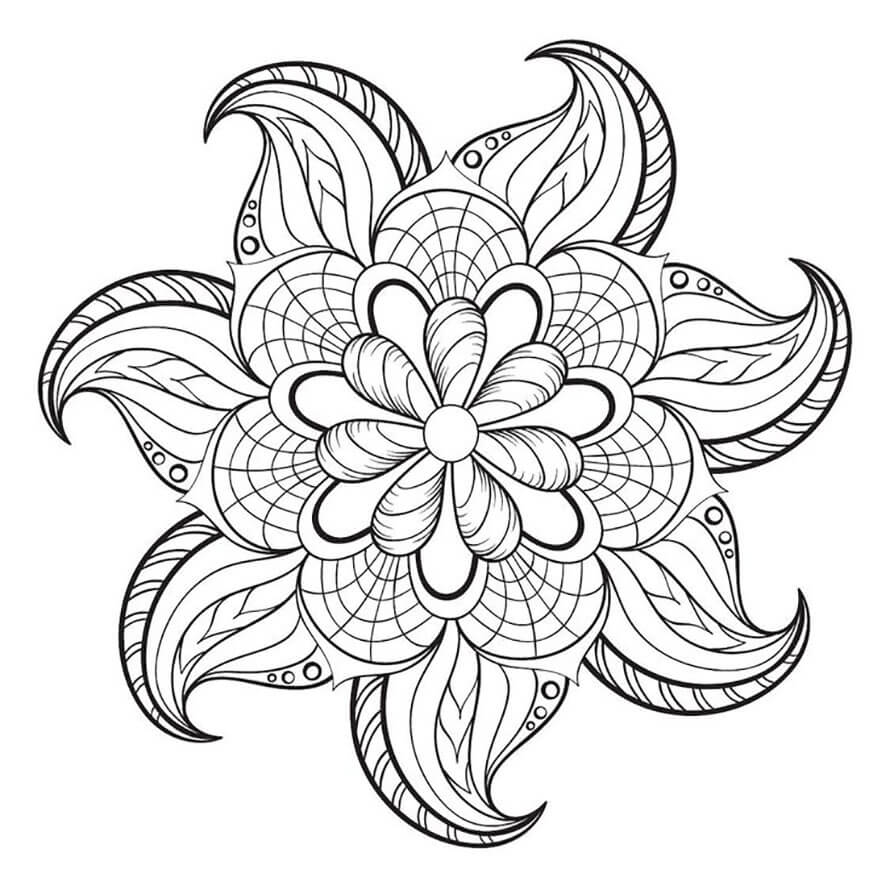 Mindfulness 4 Cool Coloring Page