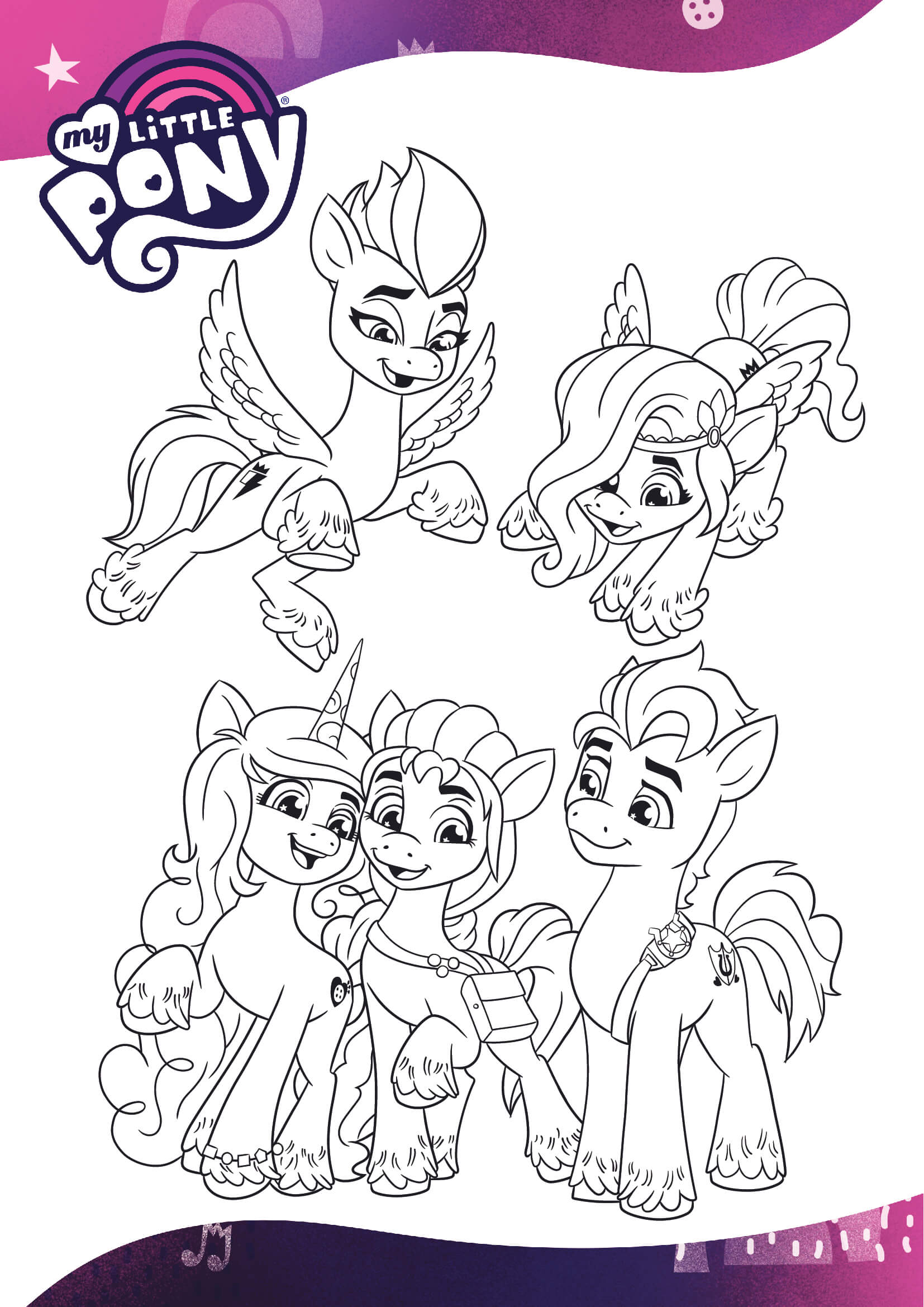 Mlp G20 My Little Pony Generation 20 Mlp 20 Coloring Pages   Coloring ...