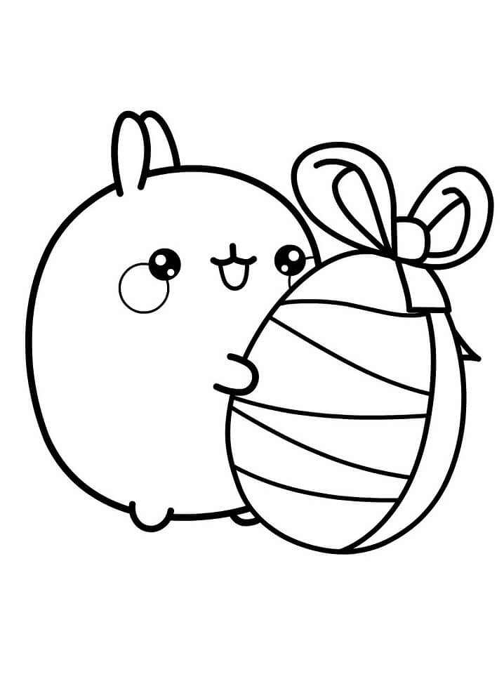Molang and Easter Egg
