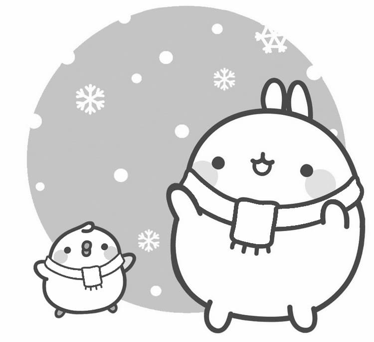 Molang in Winter