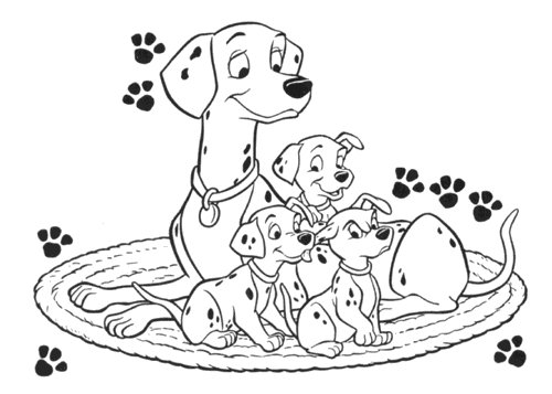 Mommy Dalmatian And Kids 1ca1