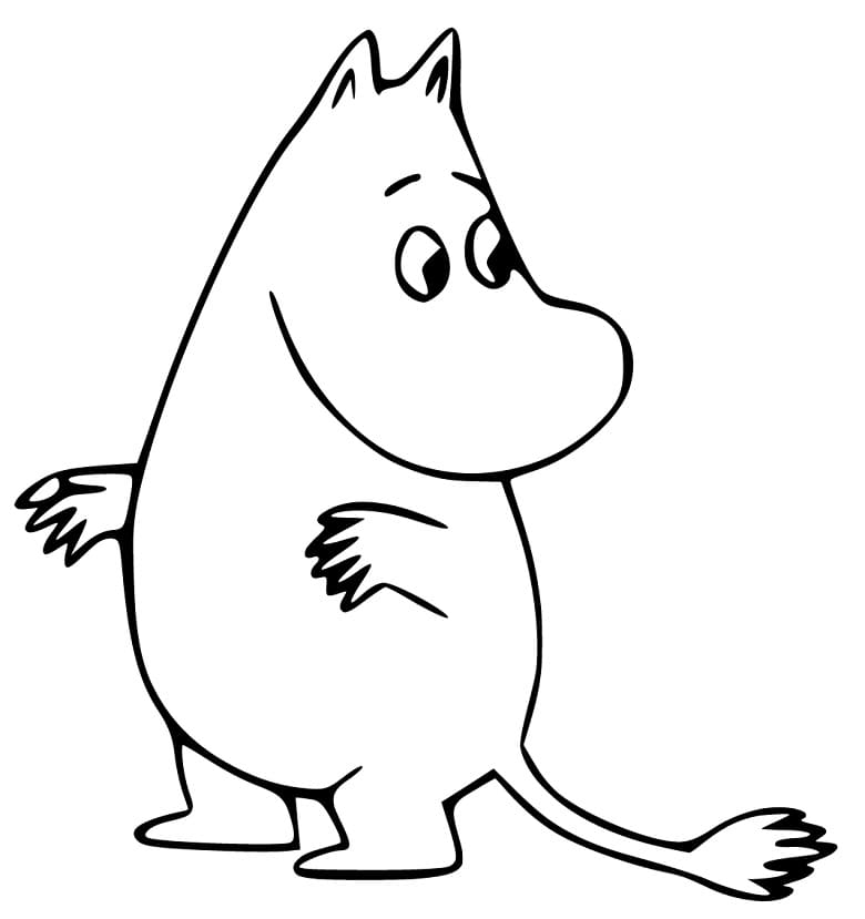 Moomintroll from Moomin