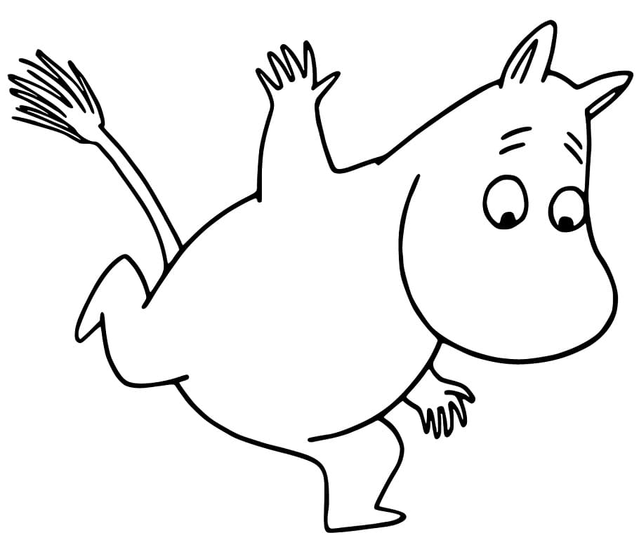 Moomintroll Running