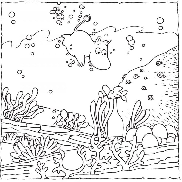 Moomintroll Under Water