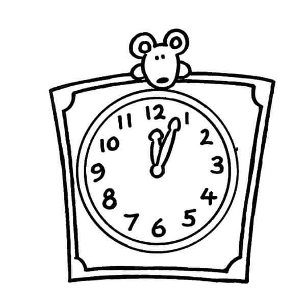 Mouse and clock