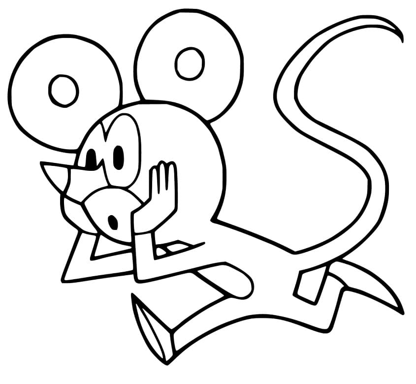 Mouse from Krtek