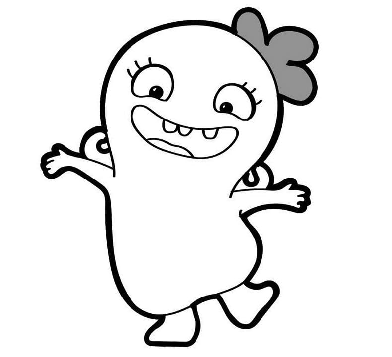 Moxy from UglyDolls Coloring Page