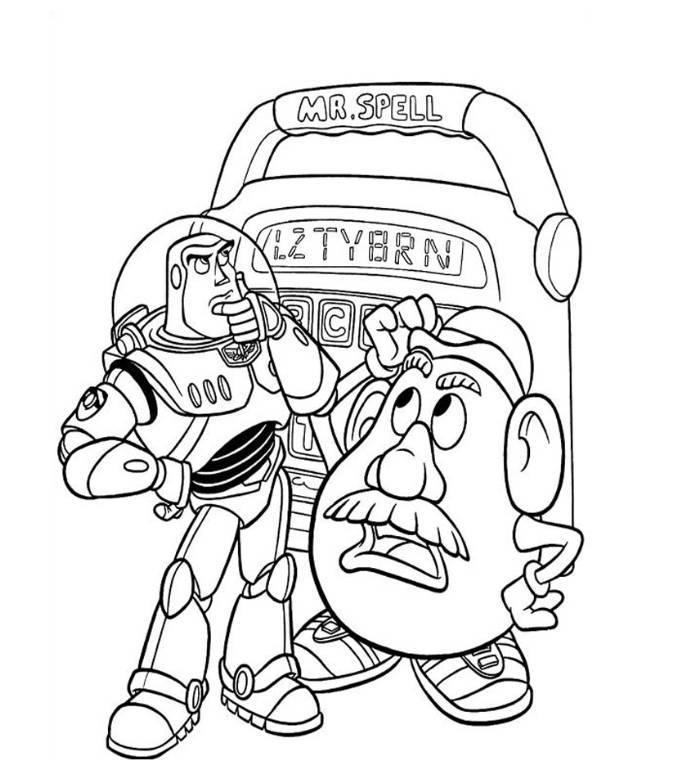 Mr Potato Head And Buzz Lightyear