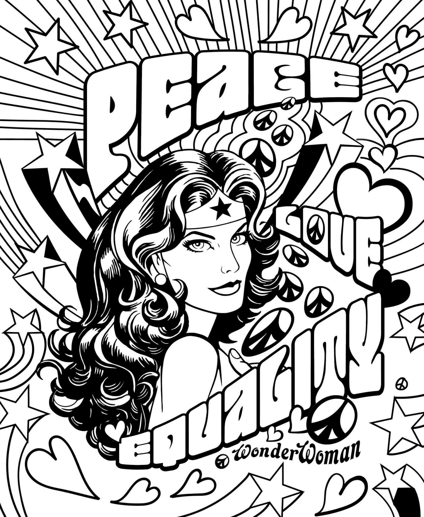 My Girl Power Peace Love Equality By Sarah Parvis