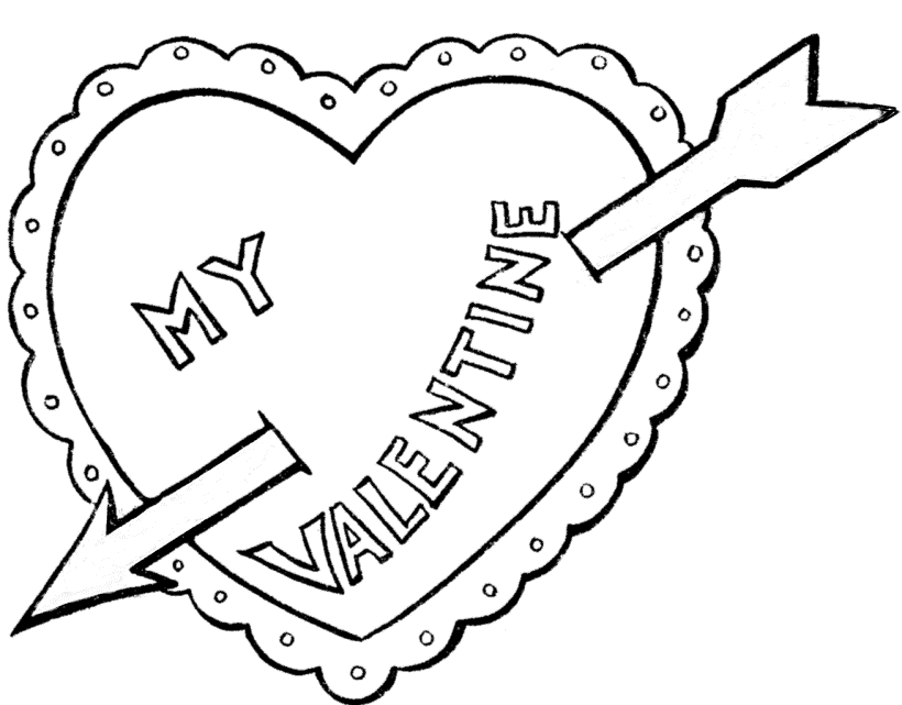 My Valentines Day S36bf Coloring Page