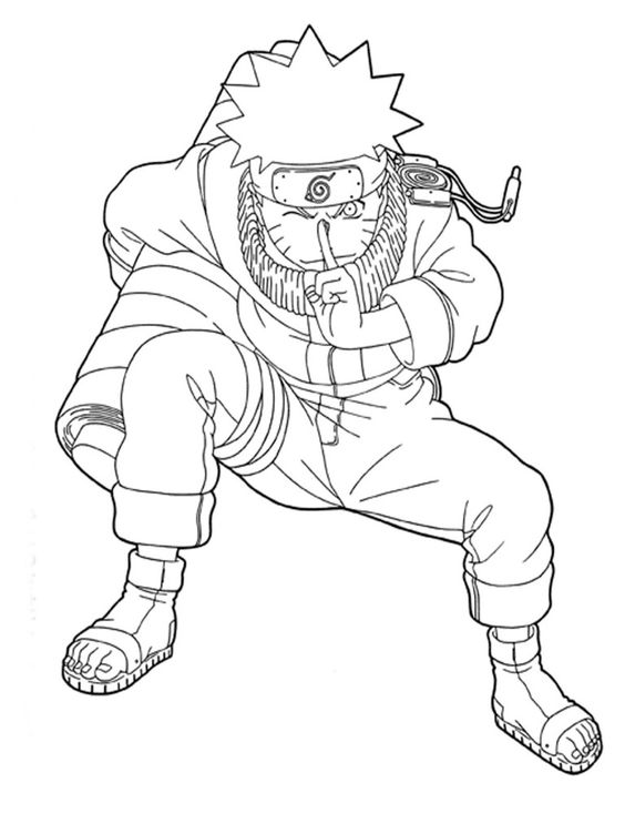 naruto with scroll coloring pages coloring cool