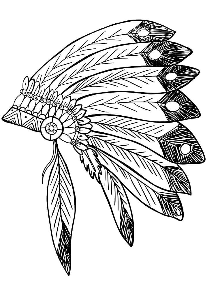 Native American Feather Headress