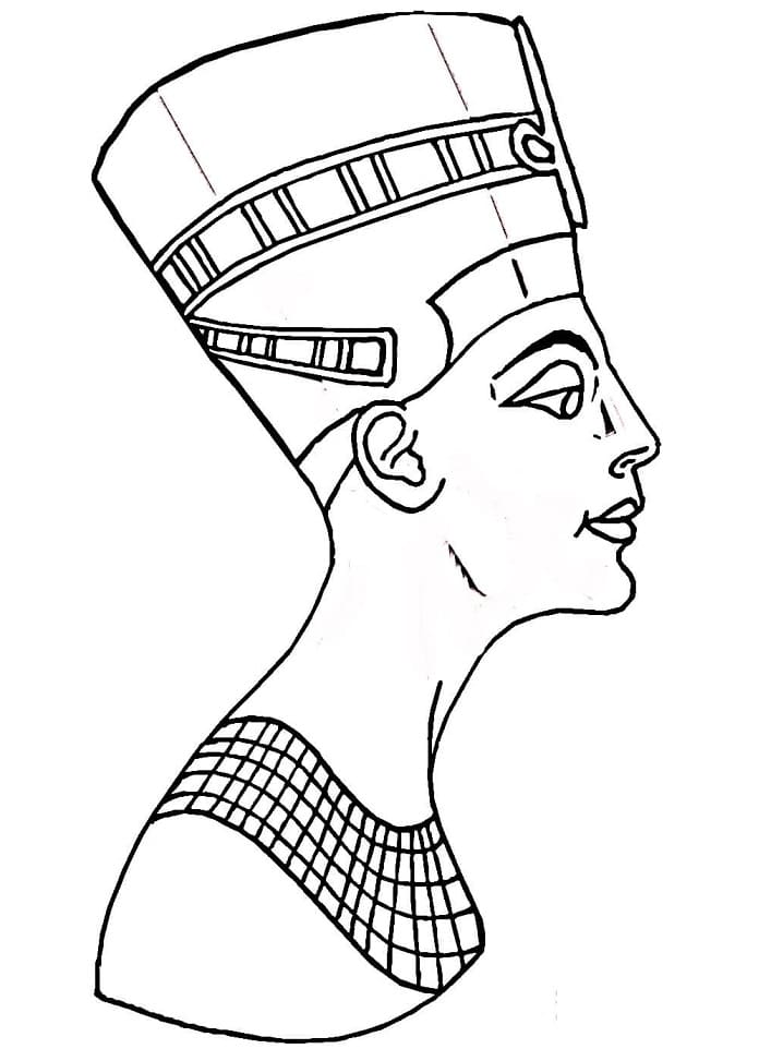 Nefertiti Coloring Page