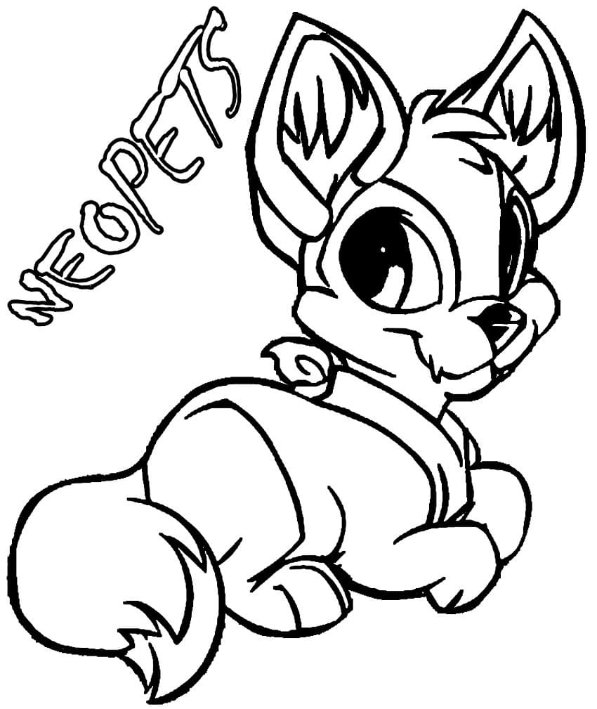 Neopets 16 Coloring Page