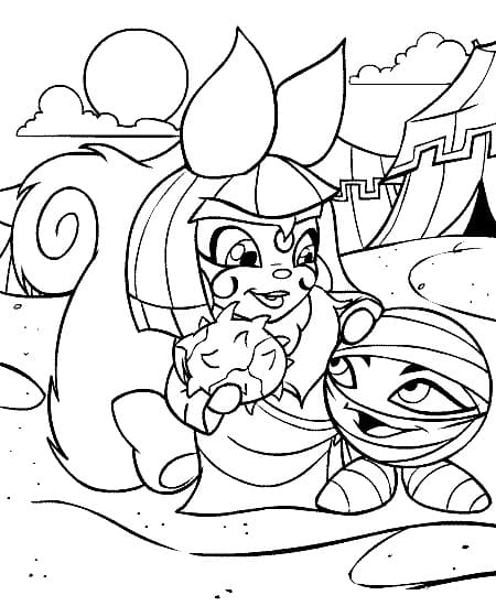 Neopets 22 Coloring Page