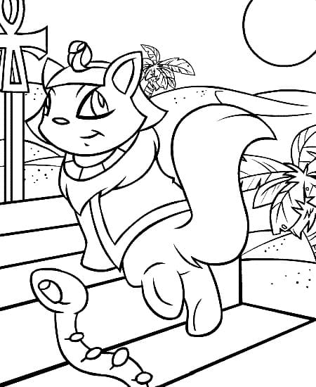 Neopets 24 Coloring Page