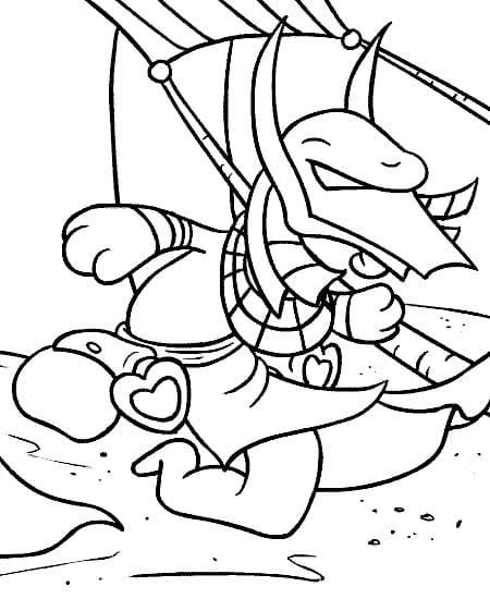Neopets 25 Coloring Page
