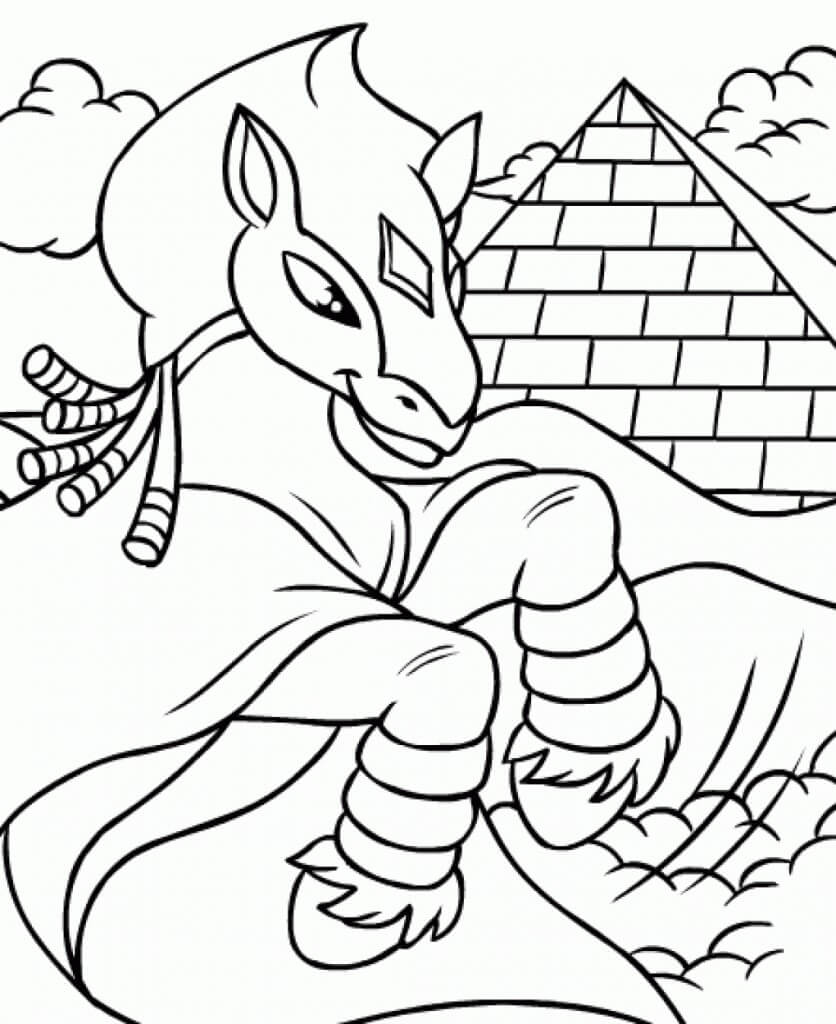 Neopets 6 Coloring Page