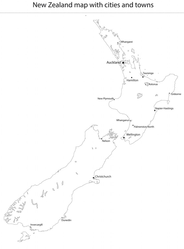 New Zealand Map 6