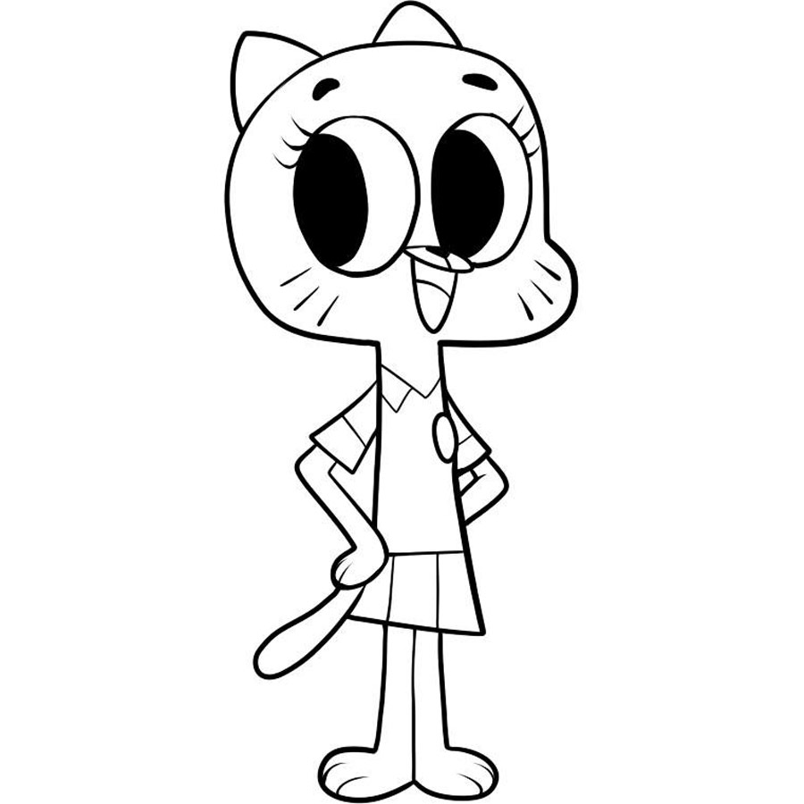 Nicole Watterson Coloring Page