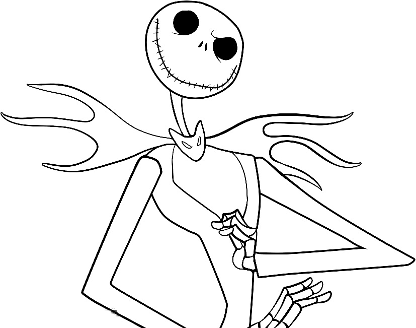 Nightmare Before Christmas Coloring pictures Coloring Page