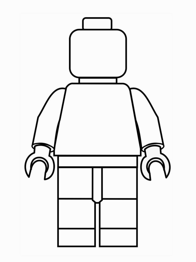 Normal Lego Coloring Page