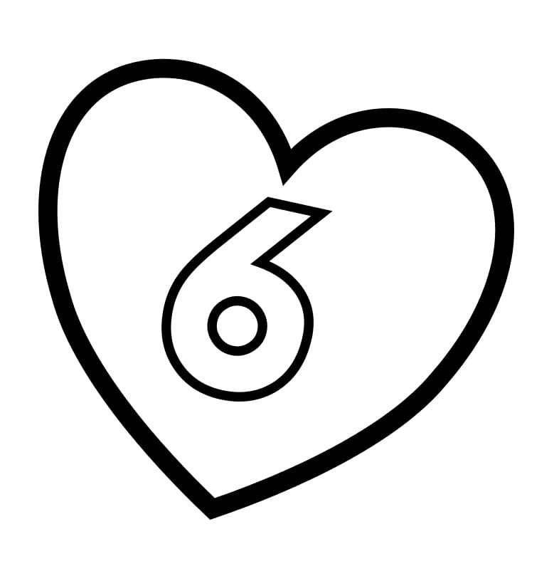 Number 6 in Heart
