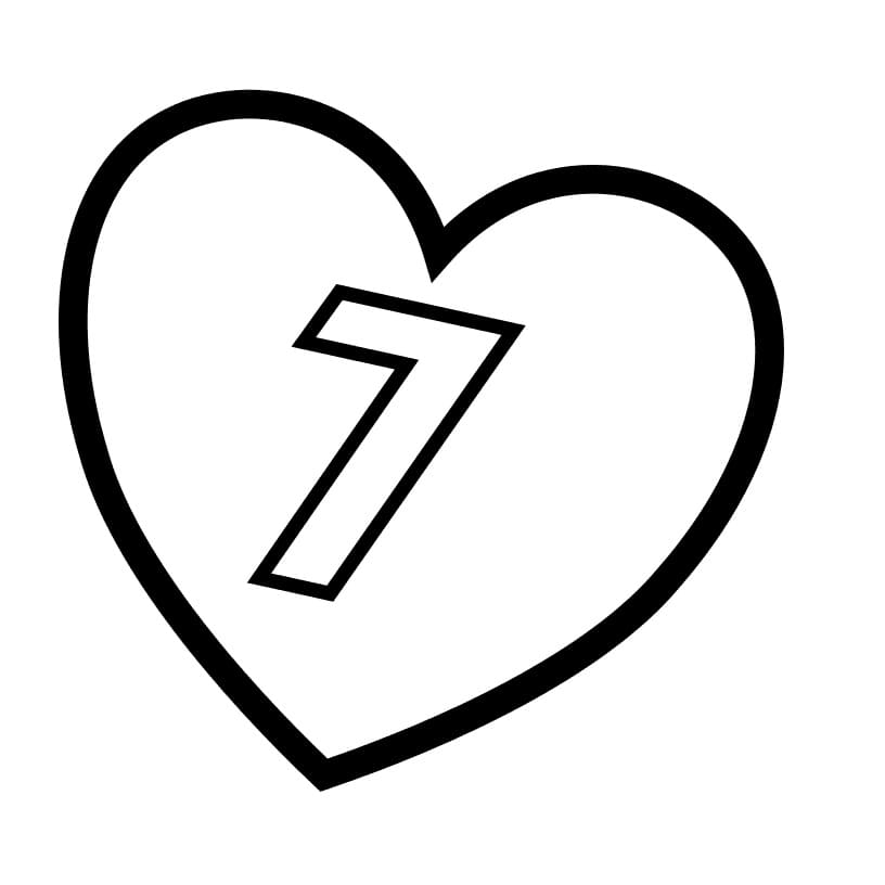 Number 7 in Heart