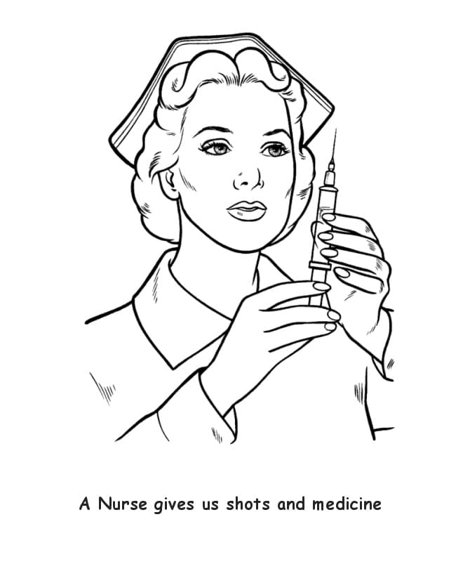 Nurse Holding Needle