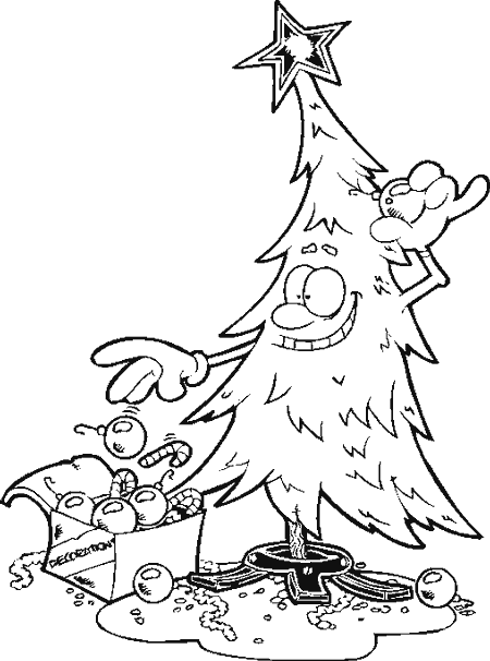 Of Christmas Tree 84b9 Coloring Page