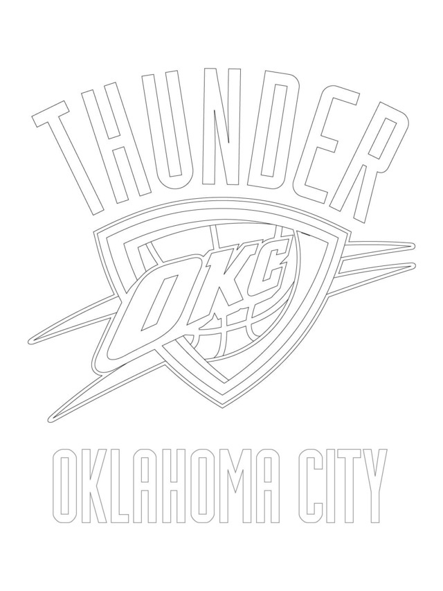Oklahoma City Thunder Logo Nba Sport