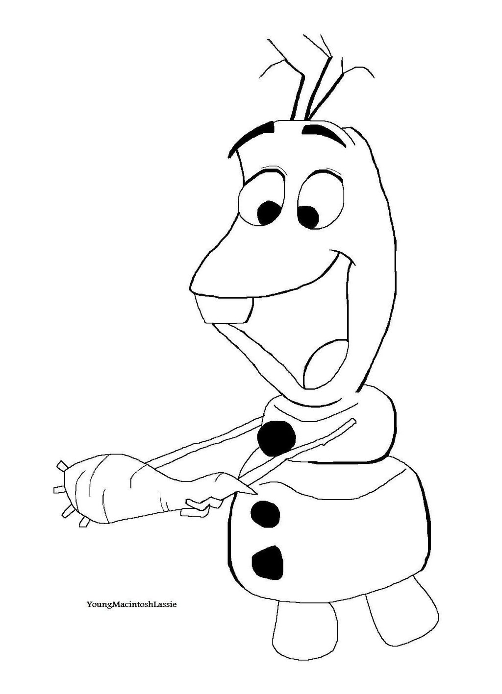 Olaf Without Nose
