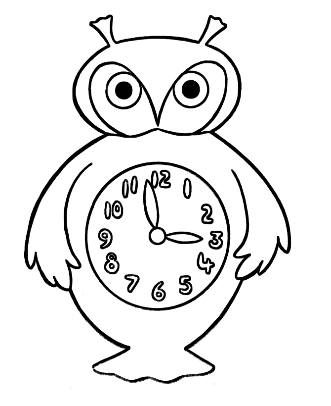 Owl clock