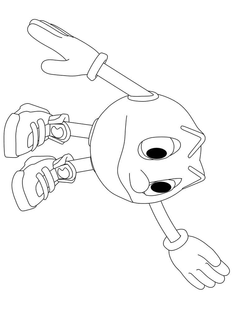 Pac Mans Coloring Page