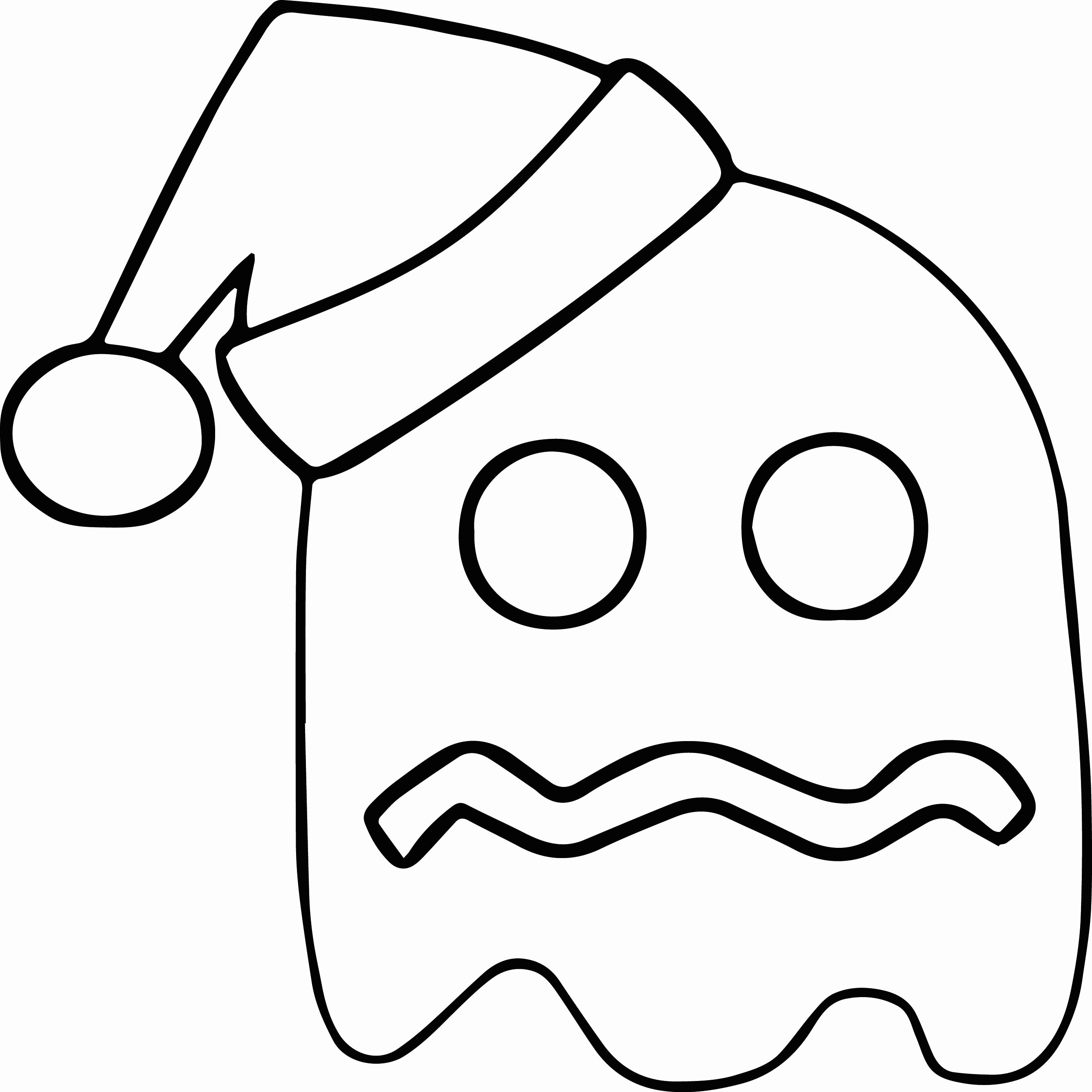Pacman Christmas Ghost