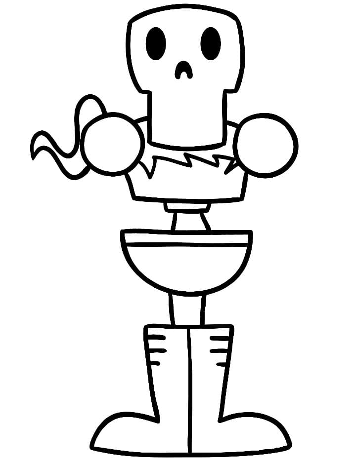 Papyrus Simple Coloring Page