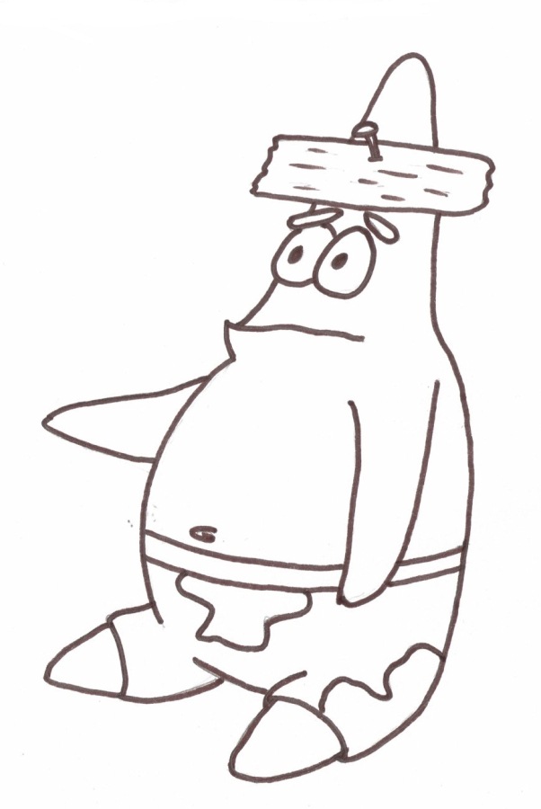 Patrick Being Fool Coloring Page12db Coloring Page