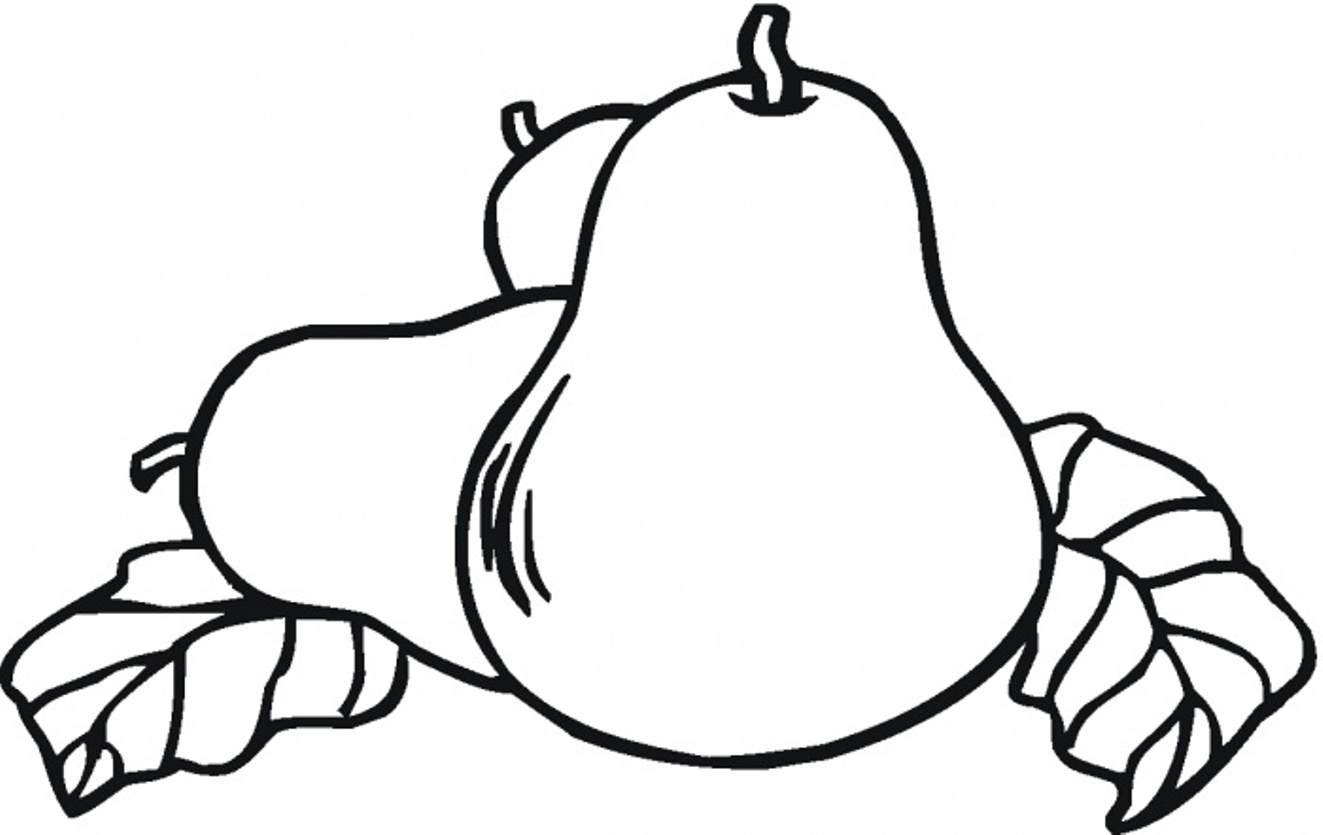 Pears Fruit S Free82d0 Coloring Page
