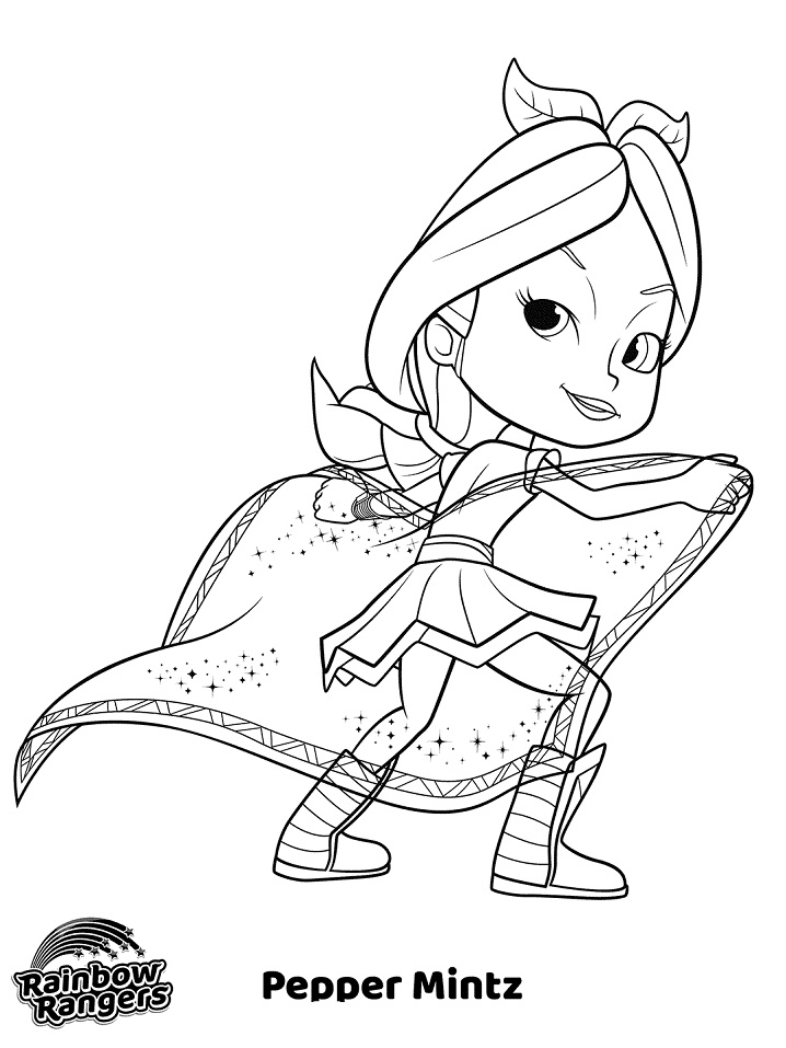 Pepper Mintz Coloring Page