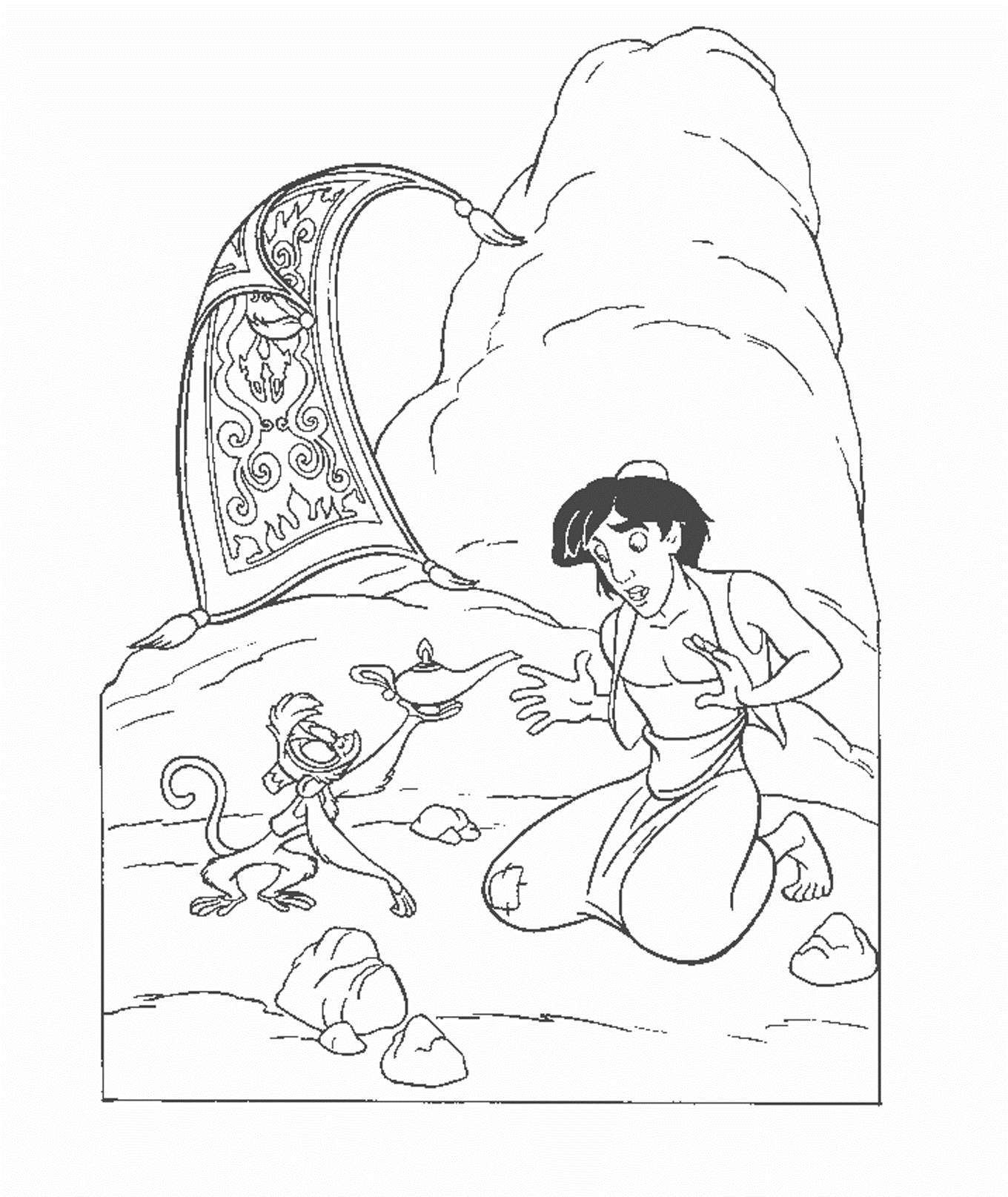 Picture Aladdin S Printable9dd5 Coloring Page