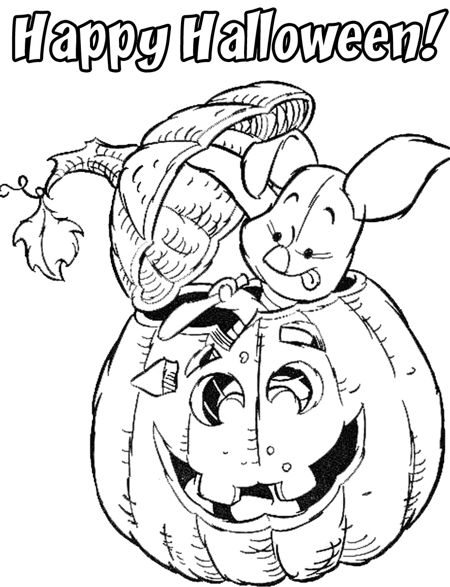 Piglet Halloween Disney Pumpkin