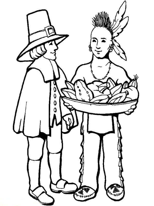 Pilgrim and Indian