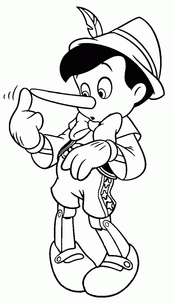 Pinocchio 1 Coloring Page
