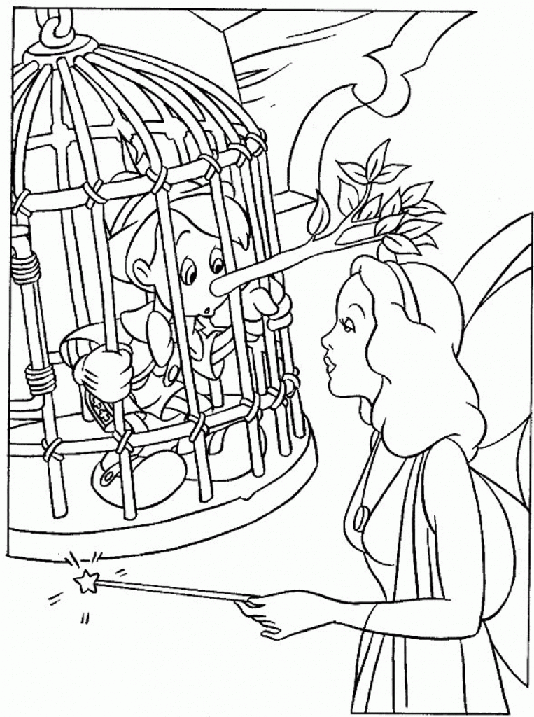 Pinocchio 3 Coloring Page